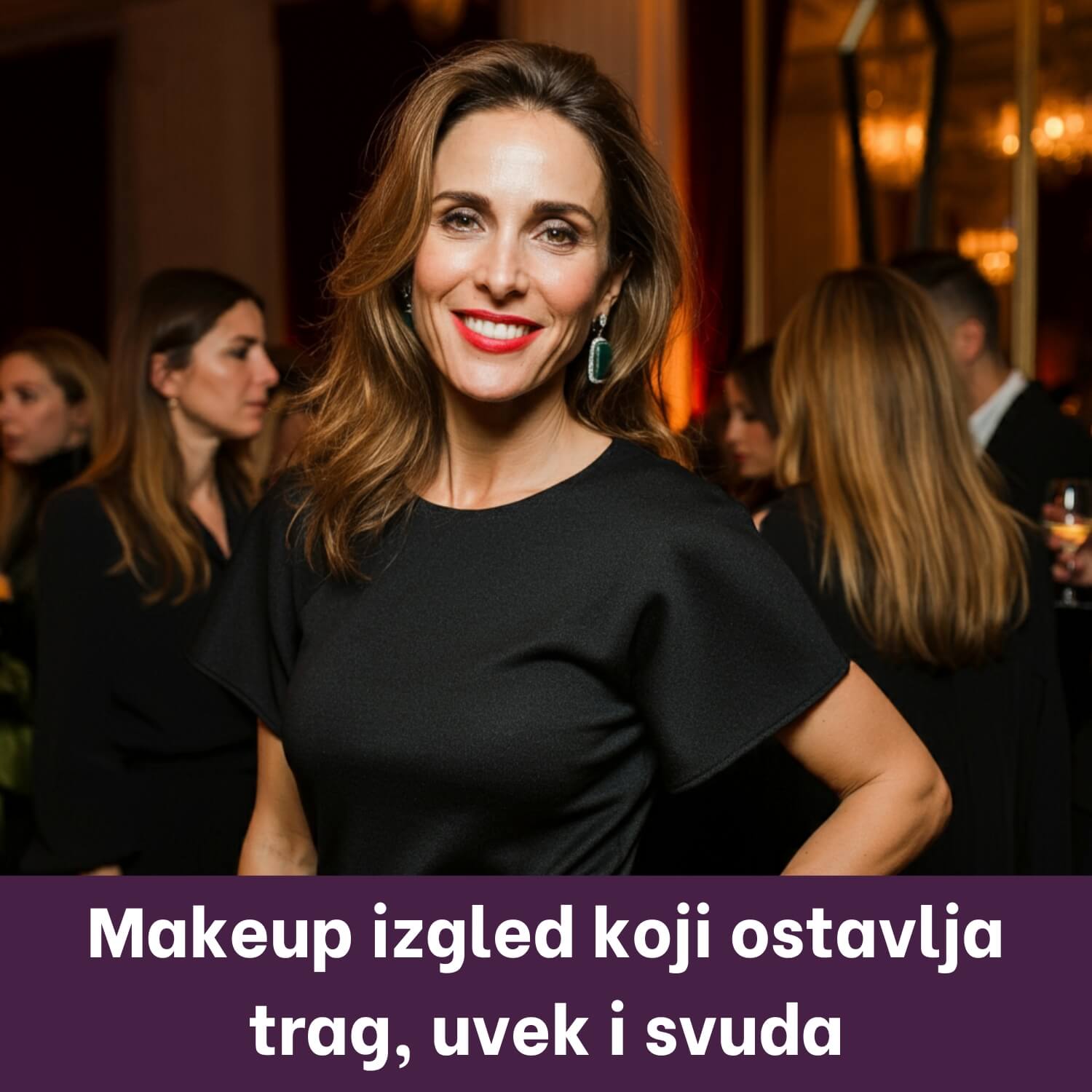 2 - Second image, on the right side - outcome - gorgeous woman at a party - old