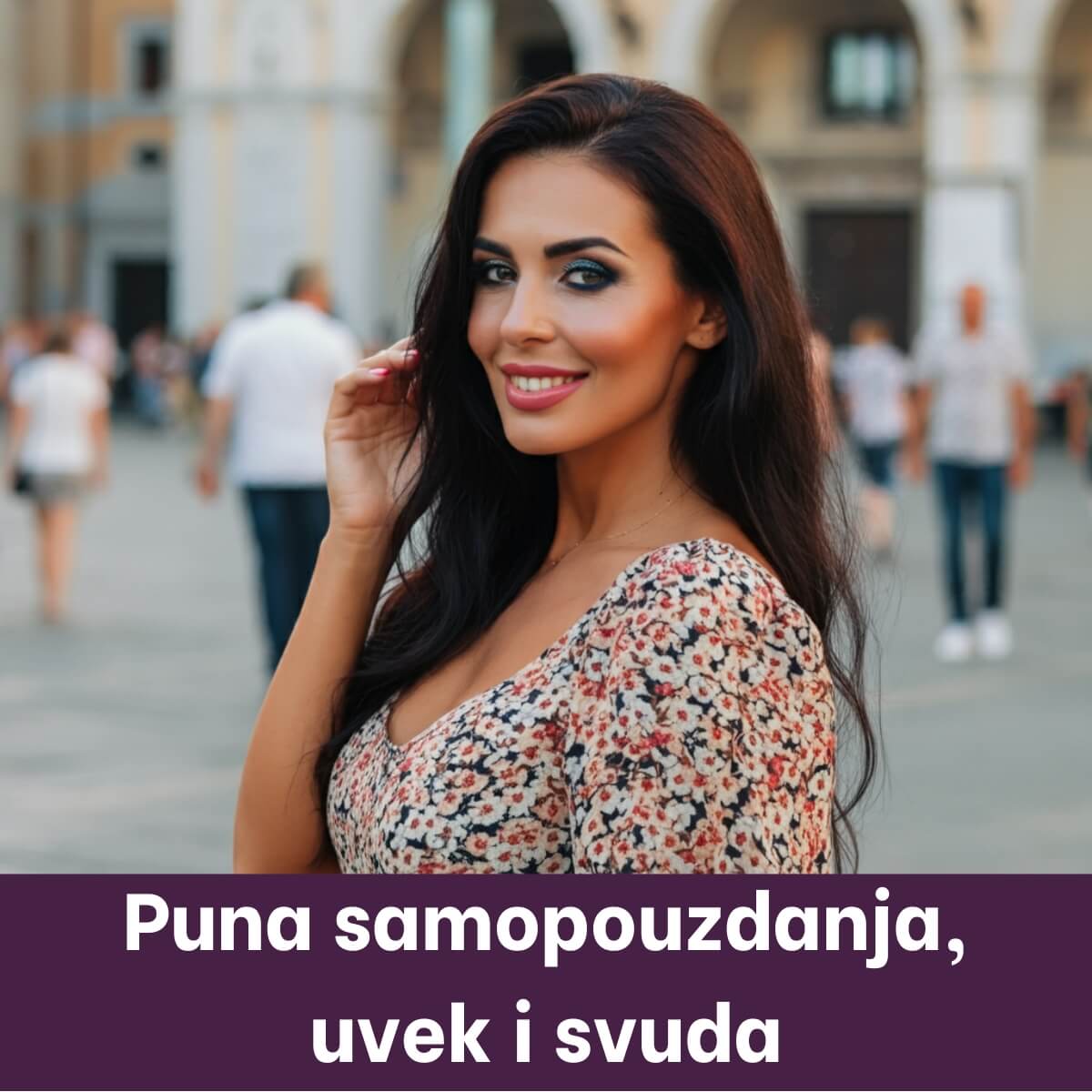 3 – Woman walking in town – young 3 - Woman walking in town - young